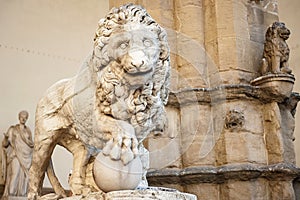 Medici Lions, Florence, Italy