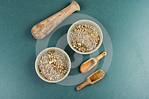 Medicinal root of elecampane