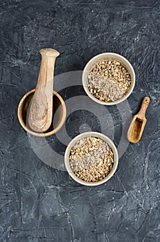 Medicinal root of elecampane