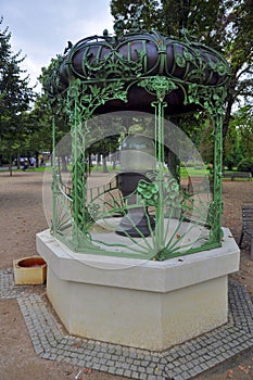 Medicinal spring in Podebrady