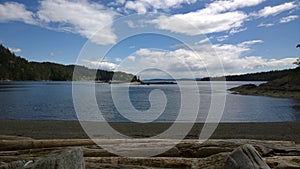 Medicine Beach on Pender Island in Canada