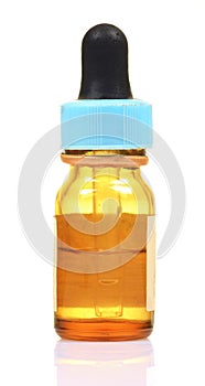 Medicine bottle with dropper photo