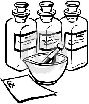 Medicine Bottles photo