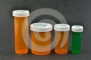 Medicine Bottles with Child Proof Caps