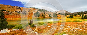 Medicine Bow Lake Scenery Wyoming