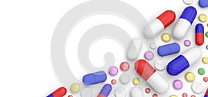 Medicine capsules pills medical