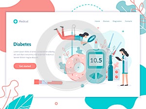 Medicine diabetes web banner