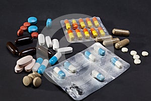 Medicine drugs and pills medicament