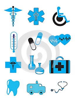 Medicine And Healthcare Icons