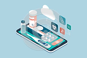 Medicine, healthcare and therapy app