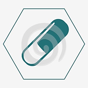 Medicine icon,pills icon vector. Vector illustration in a flat style