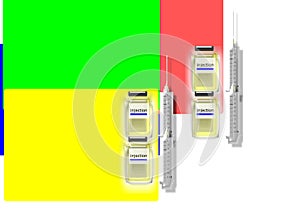 Medicine And Injection , Abstract Illustration