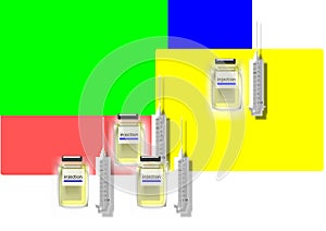 Medicine And Injection , Abstract Illustration