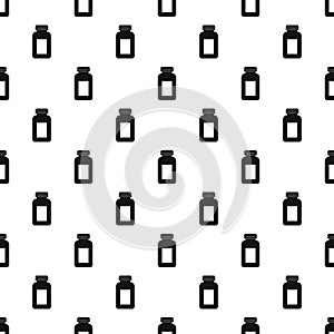 Medicine jar pattern vector