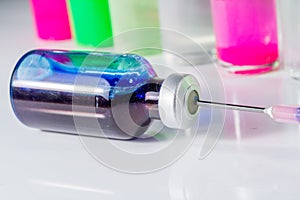 Medicine laboratory injection
