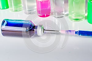 Medicine laboratory injection