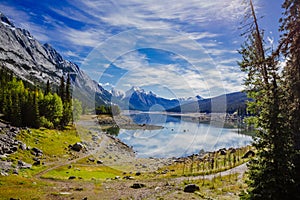 Medicine Lake, Jasper National Park, Alberta, Canada