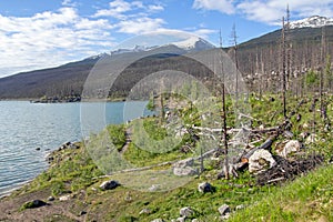 Medicine Lake, Jasper National Park, Canadian Rockies, Canada