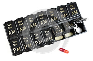 Medicine and pillbox