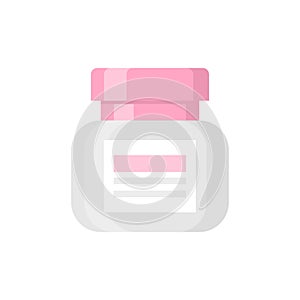 Medicine and pills in pack vector colorful icon