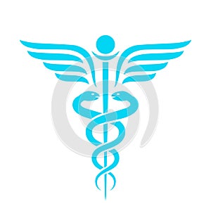 Medicine ancient vector emblem photo