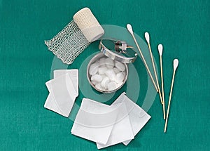 Medicine tool ,cotton wool,cotton ball,stainless jar,net bandage