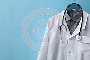Medicine uniform - healthcare, Medical Workers Day, space for text