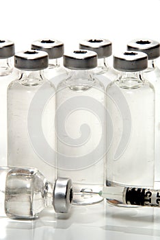 Medicine Vial and Syringe photo