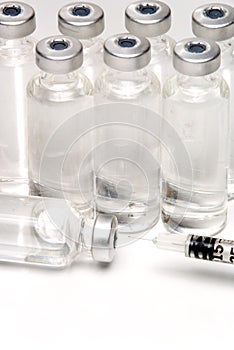 Medicine Vial and Syringe photo