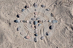 Medicine wheel. Healing ceremony.