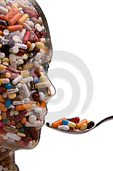 Medicamentos a tabletas sobre el para sanar enfermedad 