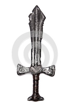 Medieaval swords isolated photo