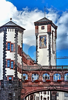 Medieval 1900 - 1908 Neo-Baroque Old Town Hall in Frankfurt am Main, Germany