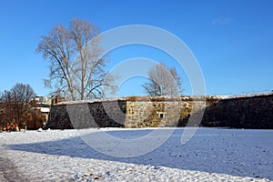 The medieval Akershus Fortress in Oslo, Norway, Europe.