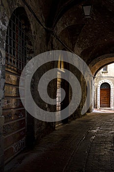 Medieval Alley in Perugia