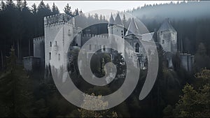 Medieval Ancient European Castle Haunted Historic Building