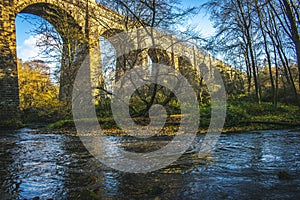 Medieval Aqueduct in Scotland Avon Aqueduct Second Highest Aqueduct Ancient Brick construction Scottish