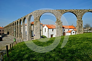 Medieval aqueduct in Vila do Conde