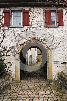 Medieval arch in Stuttgart - Freiberg am Neckar photo