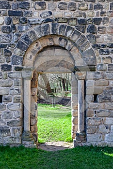 Medieval Arched Doorway, St Paul\'s Jarrow