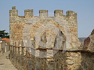 Medieval architecture in Avila. Spain.
