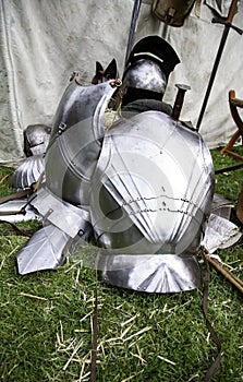 Medieval armor helmet