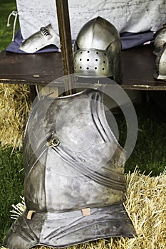 Medieval armor helmet