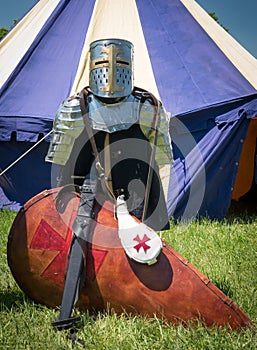 Medieval Armour and Shield