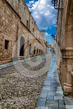 Medieval Avenue of the Knights, Rhodes, Greece