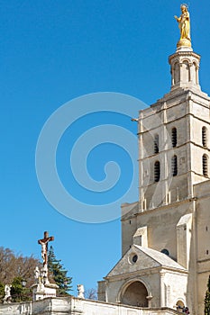 Medieval Avignon cathedral