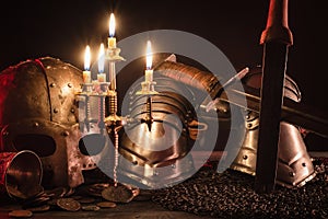 Medieval background.