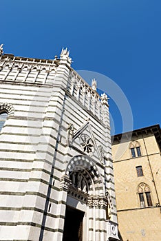 Medieval Baptistery of San Giovanni in Corte in Pistoia Tuscany Italy