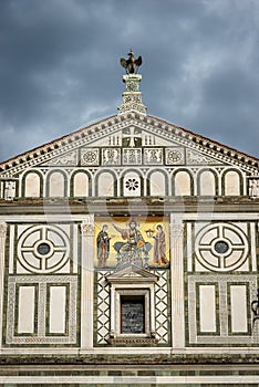 Medieval Basilica of San Miniato al Monte in Florence Italy