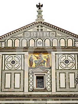 Medieval Basilica of San Miniato al Monte in Florence Italy